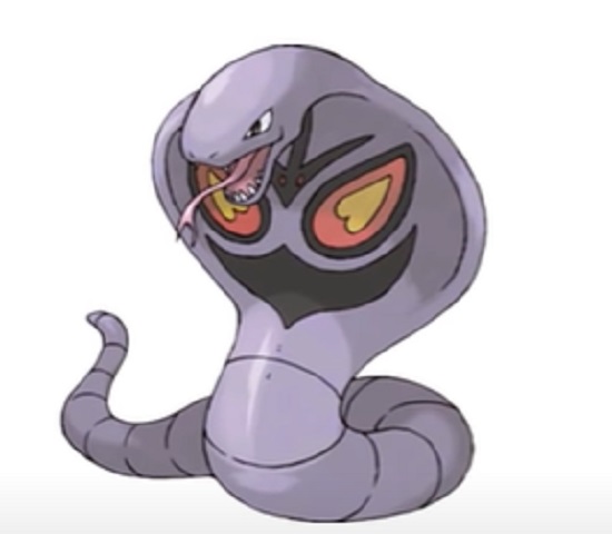 Nome do Pokémon: Arbok - Primeira geração de Pokémons - Animal com quem se parece na vida real: serpente
